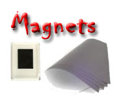 Blank or printed magnetic Sheets